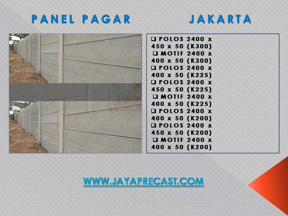 Harga Pagar-Panel Beton Jakarta Timur